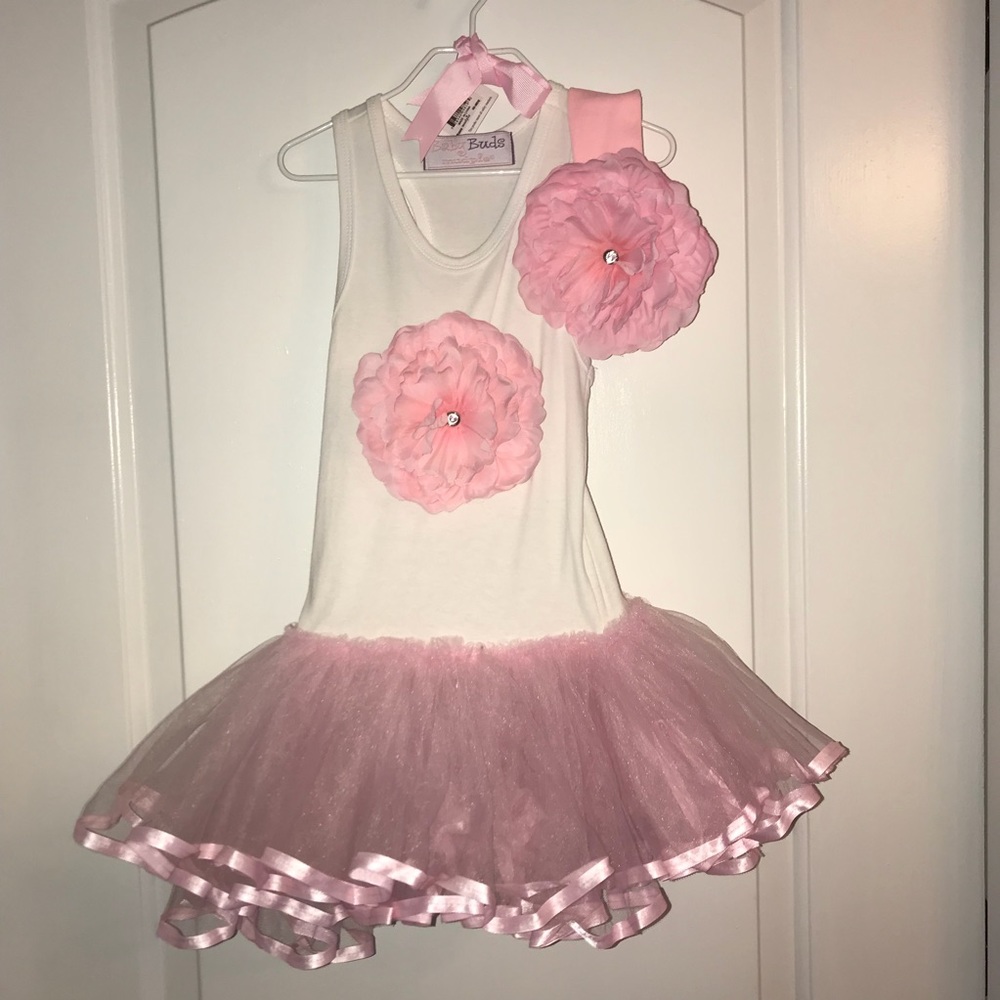 Brand New Girls Tutu Dress with headband